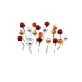 thumbnail image 4 of 48PCS Small Artificial Fruit Berries with Stem Fake Flowers Cherry Stamens DIY Craft Accessory (Yellowish Red), 4 of 9