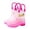 Pink, variant on Splozh Toddlers Rain Boots Kids Children's Rain Shoes Girls Kindergarten Baby Non Slip Rain Boots Water Shoes Children's Cartoon Water Boots Blue,5.5-6 Years