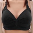 thumbnail image 4 of DPTALR Woman's Lace Flower Gathered Together Large Size Daily Bra Underwear No Rims, 4 of 4