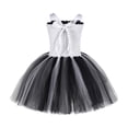 thumbnail image 4 of FhsagQ Robe pour Filles Robe pour Tout-Petites Filles Mode Sans Manches Design Animal Robe de Soirée de Fête Performance pour Enfants Vêtements Filles Robes de Pâques Taille 5 Robes Formelles pour Filles 8-10 Bleu Gris 7-8 Ans, 4 of 5