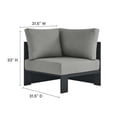 thumbnail image 3 of Modway Aluminum Tahoe 5-Piece Outdoor Patio Furniture Sectional, 3 of 11