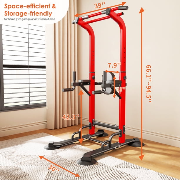 Barre De Traction Autoportante Réglable 175-230 Cm – Pliable, Multi-exercices, Charge Max 200 Kg
