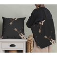 thumbnail image 5 of Soimoi Cotton Poplin Fabric Notes & Guitar Musical Instrument Printed Craft Fabric by The Yard 56 Inch Wide, 5 of 5