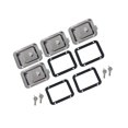 thumbnail image 1 of Baohd Ensemble de Serrure à Pagaie en Acier Inoxydable Durable 4 Pcs pour Yacht Marin Camion RV Boîte à Outils Clé Incluse, 1 of 6