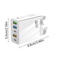 thumbnail image 2 of 65W Multi-Port Travel Charger - Type-C PD+3USB, Auto-Optimized Charging, Universal for Phones/Tablets, 2 of 4