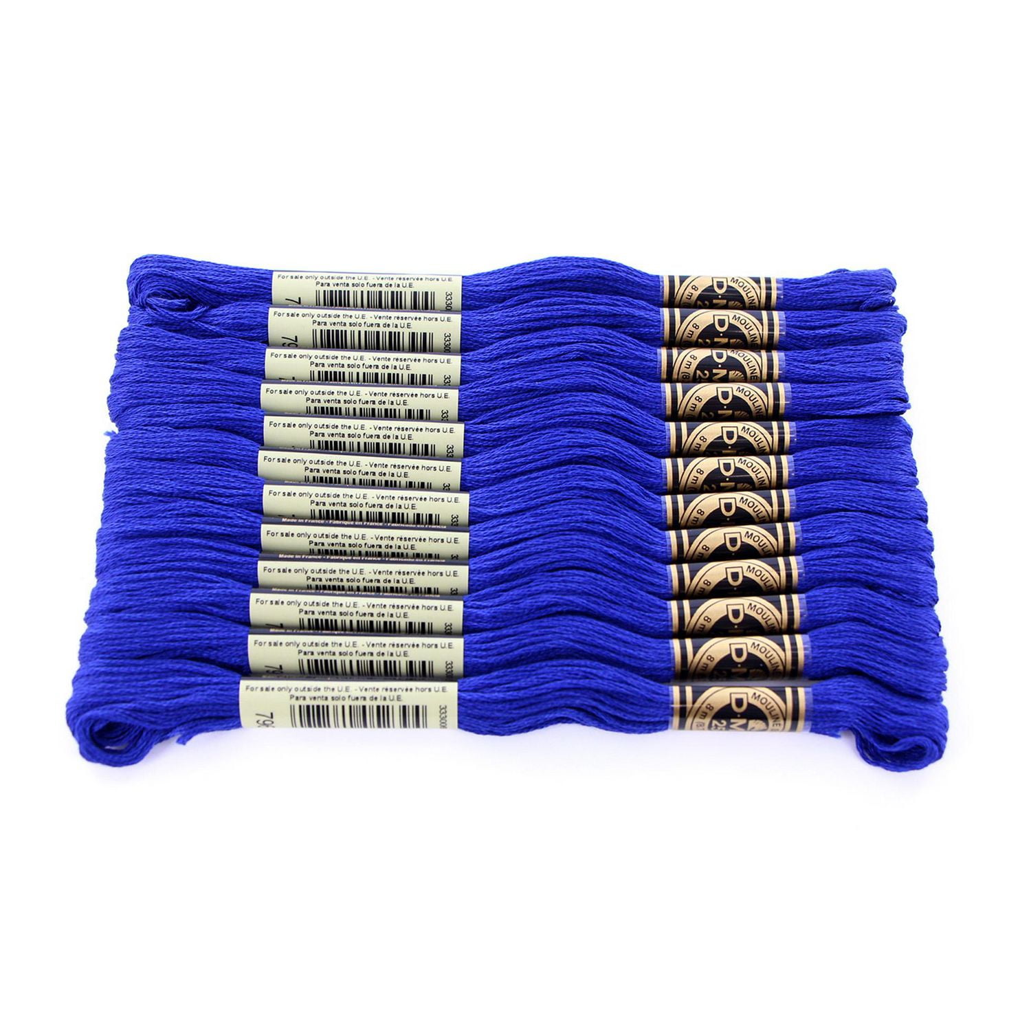 DMC 6-Strand Cotton Embroidery Floss Skein 8 m (8.7 yd) Blue