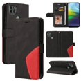 thumbnail image 1 of Case for Motorola Moto G9 Power Leather Wallet Book Flip Folio Stand View Cover - Black, 1 of 5