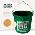 thumbnail image 2 of Farm Innovators Oversized Plastic Flat Heated Bucket, 120 Watt (2 Pack), 2 of 7