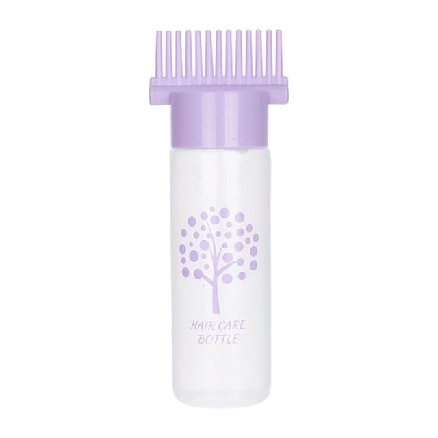HILABEE Hair Dye Bottle Applicator Brush Hair Coloring Dyeing Dispensing Container Empty Violet