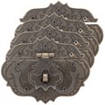 thumbnail image 1 of Shisuyan Drawer Decorative Hasp Latch Zinc Alloy 4Pcs 3.73X2.87X0.47in, 1 of 9