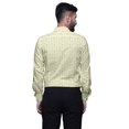 thumbnail image 2 of BESTMAN Printed Formal Shirts For Men Slim Fit Spread Collar Cotton Shirt, 2 of 5