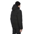 thumbnail image 3 of Dark Black Men's Insulated Puffer Jacket, 3 of 6