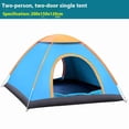 thumbnail image 4 of Hand Throw Two Seconds Quick Open Automatic Tent Double Person Single Door Throw Tent 1-3 Person Outdoor Camping Throw Open Automatic Tent, 4 of 7