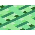 thumbnail image 1 of Ahgly Tapis Rectangulaire Lavable en Machine Intérieur Vert Jade Transitionnel, 2 Pieds x 3 Pieds, 1 of 7