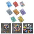 thumbnail image 2 of 50 Pcs Épingles à Pousser Drapeaux Colorés en Métal pour Tableau d'Affichage et Papier de Messages, Aiguilles Fixes pour Carte, Dessin, Pointes de Pouce, Fournitures de Reliure, 2 of 4