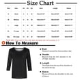 thumbnail image 3 of Timegard Tops for Women Crew Neck 3/4 Sleeve Comfy Solid Color Blouse Fall Casual Loose Tops Basic Tee, 3 of 5