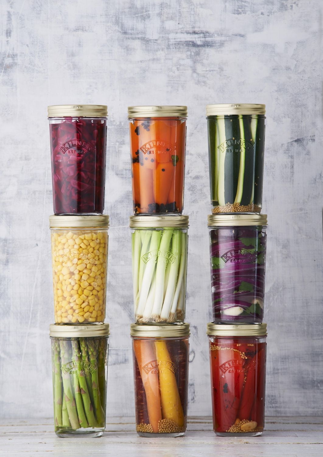 Kilner Pots Mason en verre à ouverture large avec couvercles scellés, 500ml