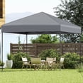 thumbnail image 2 of Costway 10 X 10 FT Pop up Canopy Tent with Portable Carrying Bag, 8 Stakes, 4 Wind Ropes, 2 of 10