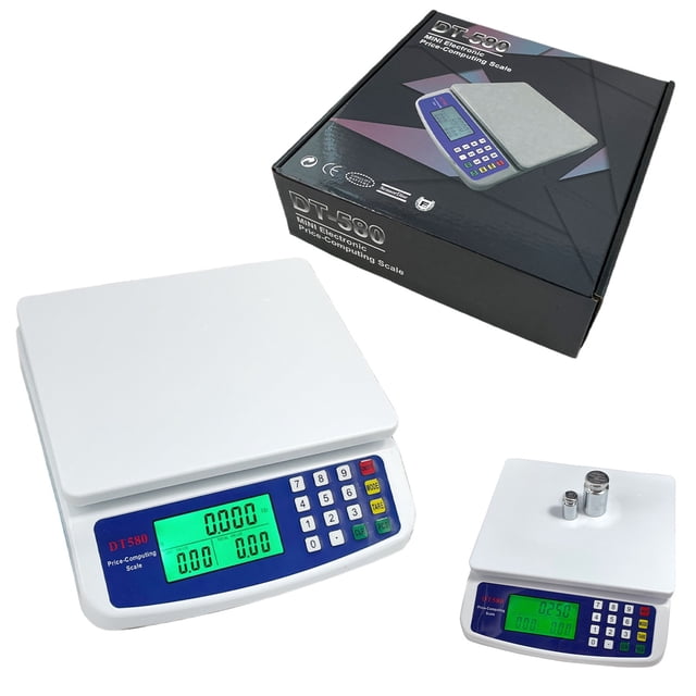Blekii Balance de Cuisine de Précision 30 Kg/1 g – Acier Inoxydable avec Écran LCD Rétroéclairé, 5 Unités et Fonction Tare (Piles/chargeur Inclus) Balance Électronique 30 kg avec Chargeur 30 kg