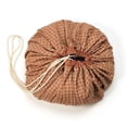 thumbnail image 3 of Play & Go - Timeless Brown Grid Pattern - 3-in-1 Play Mat - Storage Bag & Diaper Bag - Made from Organic Cotton - 140 cm Diameter - Suitable for Newborn to Toddler - Easy to Carry Everywhere, 3 of 5