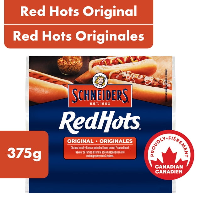 Saucisses fumées originales Red Hots Schneiders 375 g