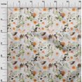 thumbnail image 3 of oneOone Rayon Orange Fabric Florals Sewing Material Print Fabric By The Yard 56 Inch Wide, 3 of 4