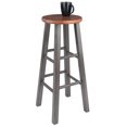 thumbnail image 5 of Winsome Ivy 29" Bar Stool teak/Gray Finish, 5 of 5