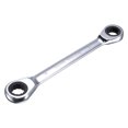 thumbnail image 1 of Unique Bargains Double Box End Ratcheting Wrench (12x14mm) Metric 72 Teeth 12 Point Ratchet Spanner Tools, CR-V, 1 of 5