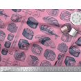 thumbnail image 3 of Soimoi Rayon Fabric Grains & Fish Food Print Fabric by Yard 56 Inch Wide, 3 of 3
