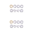 thumbnail image 4 of Wweixi Nipples Rings Fashionable Body Ornament Comfortable Convenient Piercing Durable Pedant Jewelries for Dressing As Shown 8 Pieces 2Set, 4 of 6