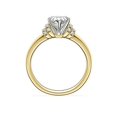 thumbnail image 2 of 0.65 T.C.W Heart Shape Natural Diamond Latest Design Solitaire Wedding Ring for Ladies Solid 14K Yellow Gold Size 8, 2 of 6
