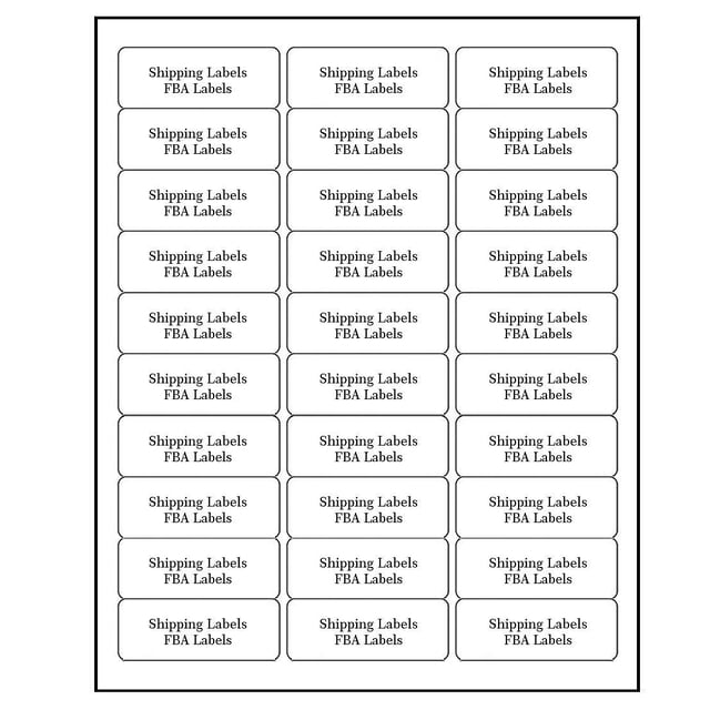 30 UP Address Labels for Inkjet Printers 1" x 2-5/8", Pack of 4500 Labels