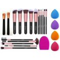 thumbnail image 4 of Makeup Brushes Set Foundation Beauty Blender Blush Concealer Soft Soft Make Make Up Tools Scrubber Board Washing Brush Cleaning Mat, 4 of 5