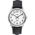 thumbnail image 1 of Timex® Easy Reader® Men's Classic White Dial Black Leather Strap Analog Watch, 1 of 1