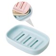 thumbnail image 4 of 6Pcs double Couche drain d'Eau Boîtes à Savon en Plastique, 4 of 6
