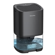 Dehumidifier for Home 34 OZ Water Tank Portable Small Dehumidifiers for Bedroom Bathroom Basement Quiet with Auto Shut Off 7 Colors RGB LED Light