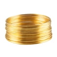 thumbnail image 4 of jifeng 50 Loops Jewelry Wire Memory Wire Art Memory Steel Wire for Necklace Earring Gold, 4 of 9