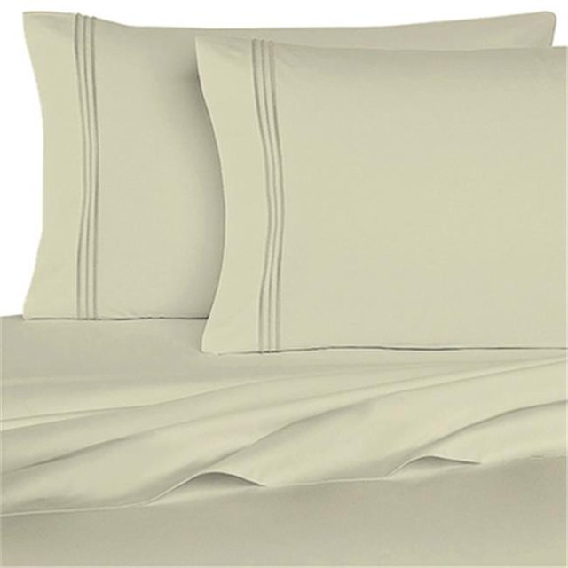 BedClothes 1800 Series 6 Piece Sheet Set - Khaki - Queen