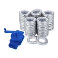 thumbnail image 1 of simhoa Perforatrice Rotative pour Rideaux 1,9-2 Po Trousse d'Outils pour Oeillets Accessoire de Salon Argent, 1 of 8