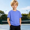 thumbnail image 2 of Gyexs Boys Swim Shirt Short Sleeve UPF 50+ Swimwear Tops Summer Beach Blue 11-12 Years, 2 of 7