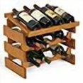 thumbnail image 3 of Wooden Mallet WRD42MO 12 Bottle Dakota Wine Rack with Display Top, 3 of 3