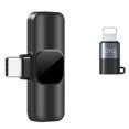 thumbnail image 4 of Microphone Lavalier Sans Fil Portable Audio Enregistrement Vidéo Mini Micro pour Diffusion en Direct Jeu Téléphone Micro, 4 of 5