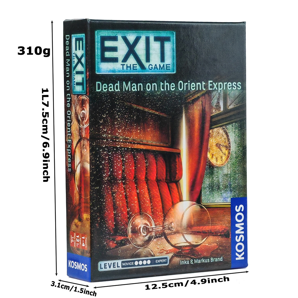 Exit: Dead Man on The Orient Express Family Room Escape Experience Card Game