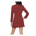 thumbnail image 1 of bebe Pleated Blazer Dress Red XS, 1 of 7