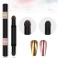 thumbnail image 2 of WIFKLSIIPG Double Headed Nail Powder for Nails Air Cushion Nail Powder Pen Nails Powder with Mirror Effect Manicure Cushion Magic Pen Gold and Silver Colored Sponge, 2 of 8