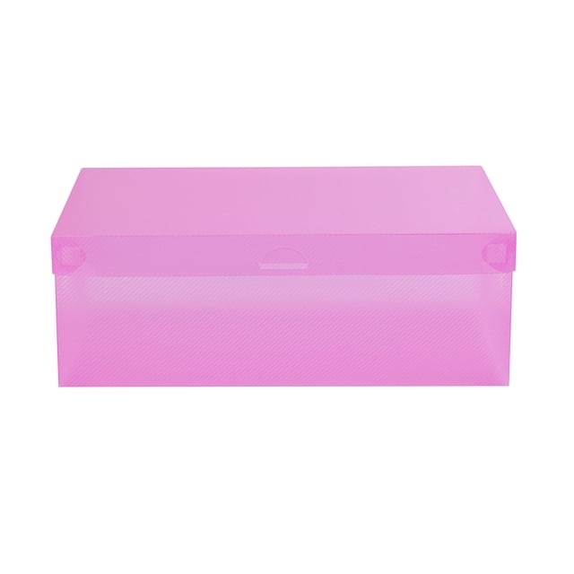 Birdeem Foldable Storage Box,On Shoes Men,Thickened Flip Style Transparent Mens and Womens Storage Shoe Box P Plastic Foldable Shoe Box Childrens Storage Storage Box,Shoe Storage Box,Shoe Storage Box