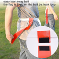 thumbnail image 2 of Ensemble de Drapeaux de Football - Ceintures 28 Pcs avec 84 Drapeaux (42 Drapeaux Rouges et 42 Drapeaux Bleus), 8 Cônes Ceintures de Football pour Adultes et Jeunes, 2 of 5