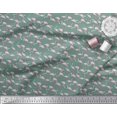 thumbnail image 2 of Soimoi Rayon Fabric Flamingo Bird Print Fabric by Yard 56 Inch Wide, 2 of 3