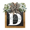 thumbnail image 1 of Matoen Last Name Year Round Front Door Wreath Decorative Hanging Plaques In Front Of The Door, 1 of 1