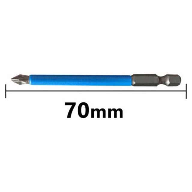 Magnetic Electric Drill Non-Slip Screwdriver Bit Head PH2 Cross Hand Tool
